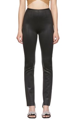 Alexander Wang Black Polyester Trousers