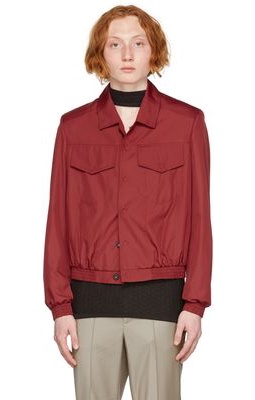 Situationist Red Polyester Jacket