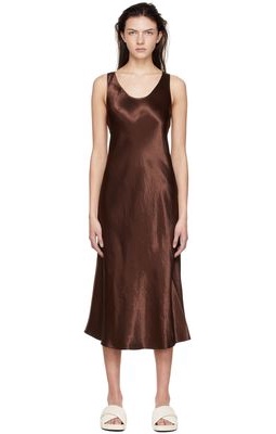 Max Mara Leisure Brown Talete Midi Dress