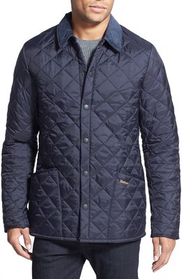 Barbour Heritage Liddesdale Quilted Jacket in Navy