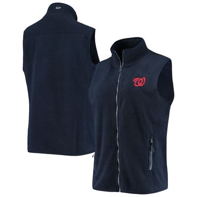 Women's Vineyard Vines Navy Washington Nationals Harbor Full-Zip Vest