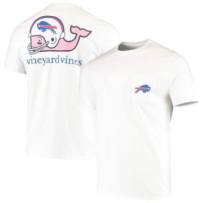 Men's Vineyard Vines White Buffalo Bills Big & Tall Helmet T-Shirt