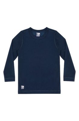 Tom & Teddy Kids' Long Sleeve Rashguard in Deep Blue