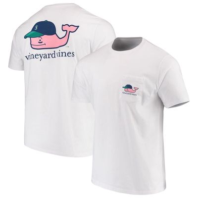 Men's Vineyard Vines White Seattle Mariners Baseball Cap T-Shirt
