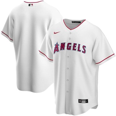 Men's Nike White Los Angeles Angels Home Replica Team Jersey