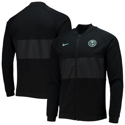 Men's Nike Black Club America I96 Woven Anthem Raglan Full-Zip Jacket