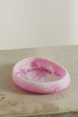 Dinosaur Designs - Rock Medium 22cm Swirled Resin Bowl - Pink