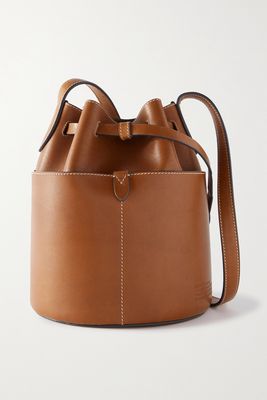 Anya Hindmarch - Return To Nature Small Compostable Leather Bucket Bag - Brown