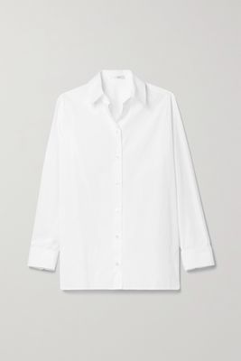 The Row - Sisilia Cotton-poplin Shirt - White