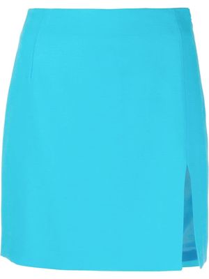 THE ANDAMANE Gioia slit mini skirt - Blue