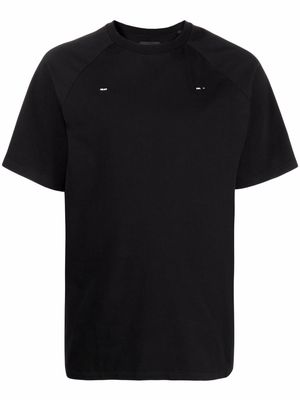 HELIOT EMIL logo crew-neck T-shirt - Black