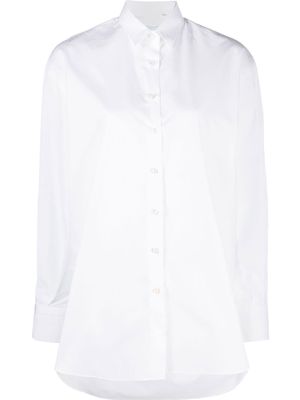 Finamore 1925 Napoli long-sleeved cotton shirt - White