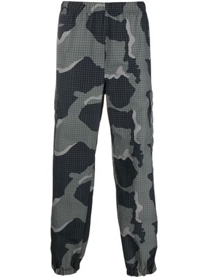 UNDERCOVER camouflage-print ripstop cargo trousers - Black