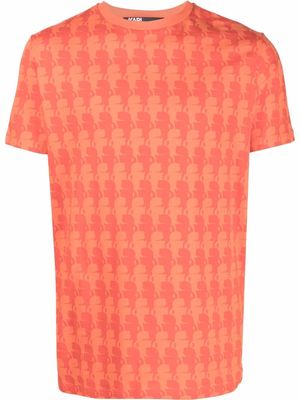 Karl Lagerfeld round neck T-shirt - Orange