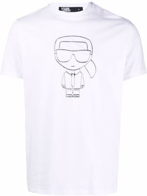 Karl Lagerfeld round neck T-shirt - White