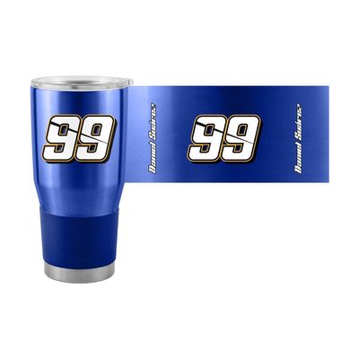 LOGO BRANDS Daniel Suarez 30oz. Game Day Stainless Steel Tumbler in Royal