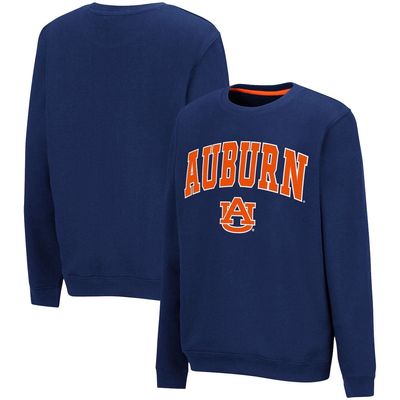 Youth Colosseum Navy Auburn Tigers Campus Pullover Sweatshirt