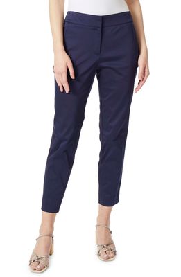 Jones New York Slim Ankle Stretch Cotton Pants in Collection Navy