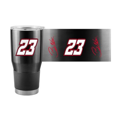 LOGO BRANDS Bubba Wallace 30oz. Game Day Stainless Steel Tumbler in Black
