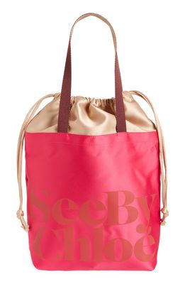 See By Chloe Essential Tote in Cherry Pink