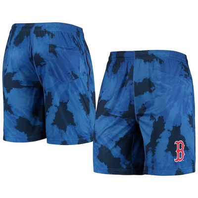 Men's FOCO Navy Boston Red Sox Tie-Dye Training Shorts