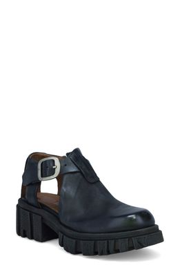 A.S.98 Hobbs Lug Sole Bootie in Black