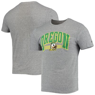 Men's League Collegiate Wear Heathered Gray Oregon Ducks Upperclassman Reclaim Recycled Jersey T-Shirt in Heather Gray