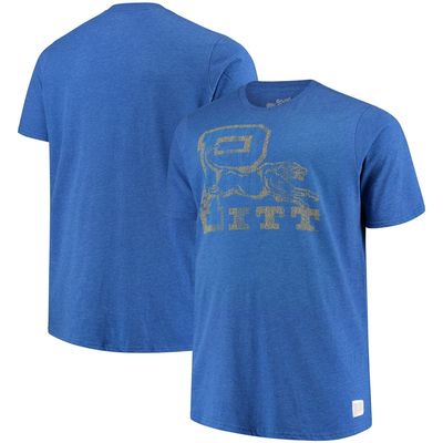 Men's Original Retro Brand Royal Pitt Panthers Big & Tall Mock Twist T-Shirt