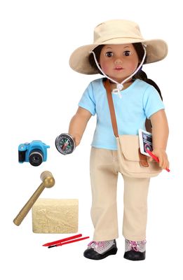 Teamson Kids Sophia's Heritage Collection x Smithsonian Paleontologist Doll Clothing Set in Multi