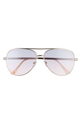 AIRE Atmosphere 62mm Gradient Aviator Sunglasses in Gold /Pastel Grad Tint