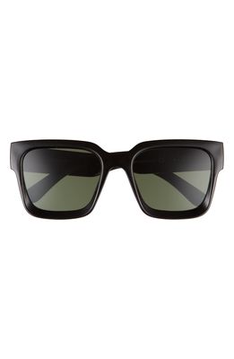 AIRE Andromeda 54mm Square Sunglasses in Black /Green Mono