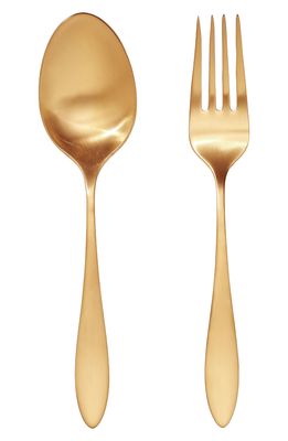 RIGBY 2-Piece Serving Set in Gold