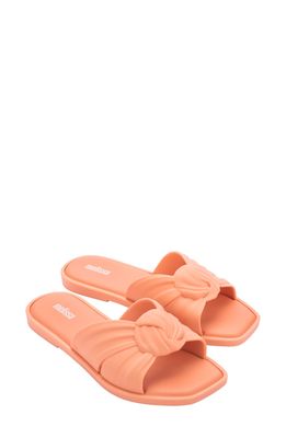 Melissa Plush Slide Sandal in Orange