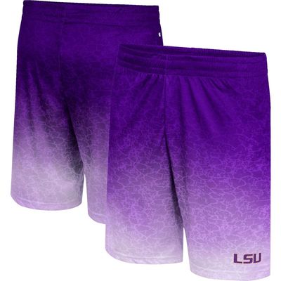 Men's Colosseum Purple LSU Tigers Walter Shorts