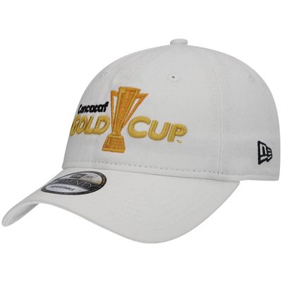 Men's New Era White Gold Cup 9TWENTY Adjustable Hat
