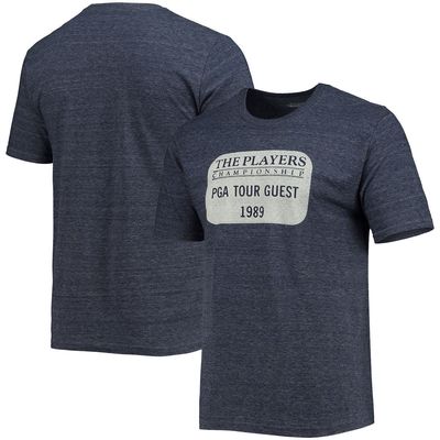 Men's Blue 84 Heathered Navy 1989 THE PLAYERS Championship Heritage Collection Tri-Blend T-Shirt in Heather Navy