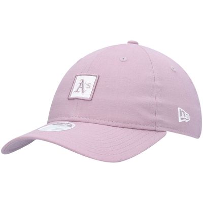 Women's New Era Purple Oakland Athletics Mini Patch Adjustable Hat