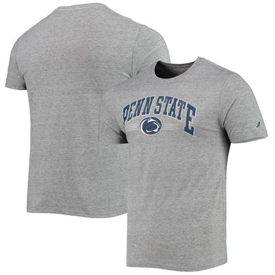 Men's League Collegiate Wear Heathered Gray Penn State Nittany Lions Upperclassman Reclaim Recycled Jersey T-Shirt in Heather Gray
