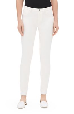 Lafayette 148 New York Mercer Acclaimed Stretch Skinny Pants in White