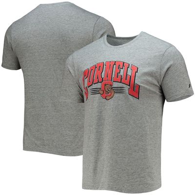 Men's League Collegiate Wear Heathered Gray Cornell Big Red Upperclassman Reclaim Recycled Jersey T-Shirt in Heather Gray