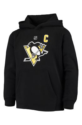 Outerstuff Youth Sidney Crosby Black Pittsburgh Penguins Player Name & Number Hoodie