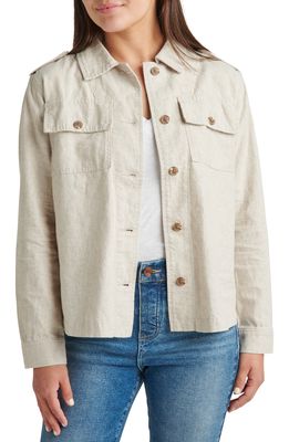 Jag Jeans Shaylie Shirt Jacket in Oatmeal