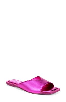 27 EDIT Naturalizer Zelda Faux Leather Slide Sandal in Orchid Glow
