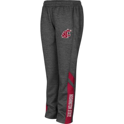Youth Colosseum Heathered Charcoal Washington State Cougars Fleece Pants in Heather Charcoal