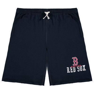 PROFILE Men's Navy Boston Red Sox Big & Tall French Terry Shorts