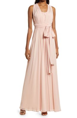 Lulus Infinitely Adored Convertible Gown in Blush Pink