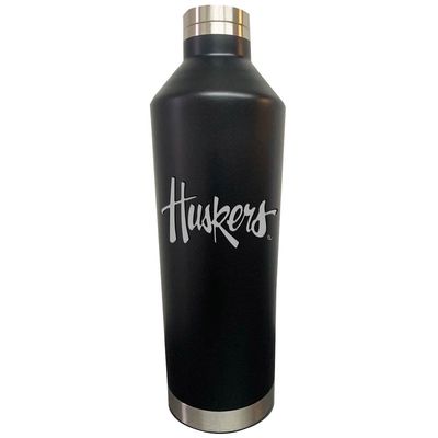 THE MEMORY COMPANY Black Nebraska Huskers 26oz. Primary Logo Water Bottle