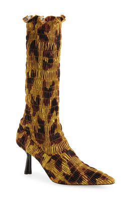 Amy Crookes Mimi Slingback Sandal in Leopard Print