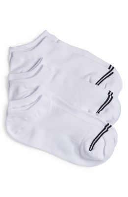 Stems 3-Pack Training No-Show Socks in White