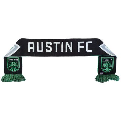 RUFFNECK SCARVES Black/Green Austin FC Skyline Jacquard Knit Scarf